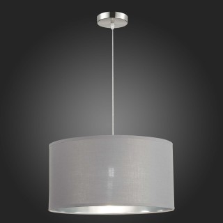 SLE300513-01 Светильник подвесной Никель/Серый, Серебристый E27 1*40W BRESCIA-foto6