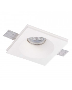 ST254.328.01 Св-к встр. из гипса Белый GU10 1*50W IP20 L200xW200xH40 220V Без ламп Встраиваемые светильники-foto2