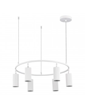 SL1213.503.06 Светильник подвесной ST-Luce Белый/Белый GU10 6*5W 4000K KENDO-foto2