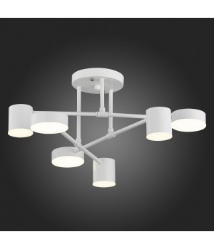 SLE201052-06 Люстра потолочная Белый/Белый LED 6*7W 4000K NOBEL-foto5