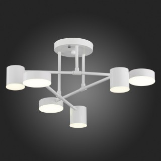 SLE201052-06 Люстра потолочная Белый/Белый LED 6*7W 4000K NOBEL-foto5
