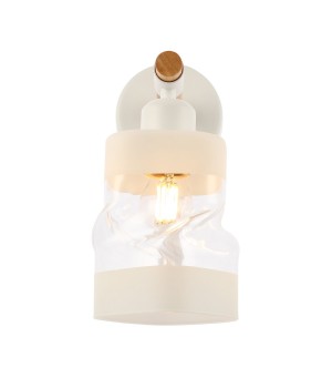 SLE114501-01 Светильник настенный Белый, Светлое дерево/Белый, Прозрачный E27 1*60W ABIRITTO-foto10