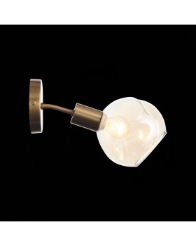 SLE155301-01 Светильник настенный Античная медь/Янтарный E14 1*60W GENTORE-foto5