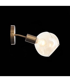 SLE155301-01 Светильник настенный Античная медь/Янтарный E14 1*60W GENTORE-foto5
