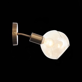 SLE155301-01 Светильник настенный Античная медь/Янтарный E14 1*60W GENTORE-foto5