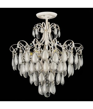 SLE160302-06 Светильник потолочный Золотистый/Белый матовый E14 6*60W MAGONZA-foto8