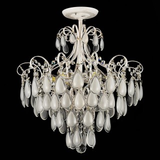 SLE160302-06 Светильник потолочный Золотистый/Белый матовый E14 6*60W MAGONZA-foto8