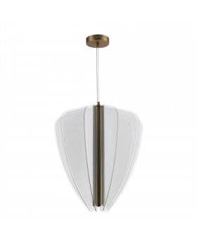 SL6509.213.01 Светильник подвесной ST-Luce Золотистый/Прозрачный LED 1*75W 4000K FESALE-foto2