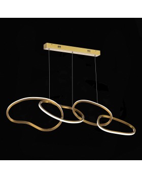 SL6505.203.40 Светильник подвесной ST-Luce Золотистый/Золотистый LED 1*40W 4000K ABRA-foto4