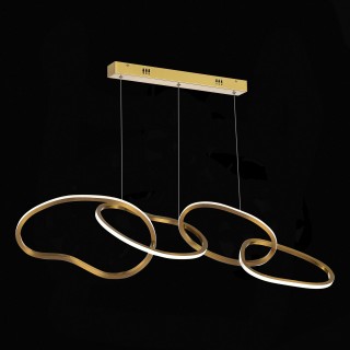 SL6505.203.40 Светильник подвесной ST-Luce Золотистый/Золотистый LED 1*40W 4000K ABRA-foto4