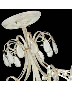 SLE160302-06 Светильник потолочный Золотистый/Белый матовый E14 6*60W MAGONZA-foto10