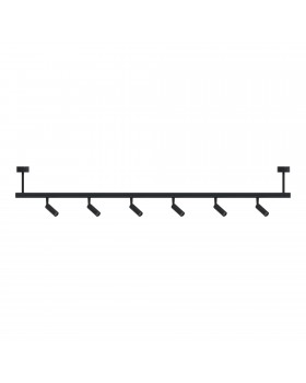 ST1652.447.24 Модульный светильник Черный LED 1*24W 4000K 1 900Lm Ra>90 36° IP20 D30xH 48V TECHNO-foto2