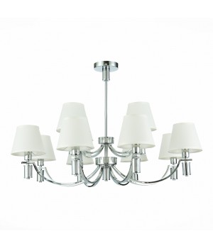 SLE111303-12 Люстра подвесная Хром/Белый E14 12*40W MONZA-foto2