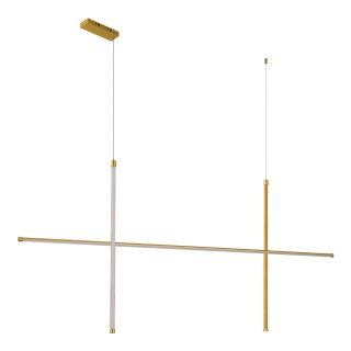 SL6207.203.50 Светильник подвесной ST-Luce Матовое золото LED 1*50W 3000K RETICO-foto2