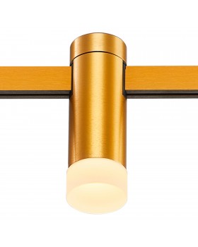ST812.206.03 Магнитный трековый светильник FARM Золотистый LED 1*3W 3000K 93Lm Ra90 120 IP20 D29xH90 24V FARM-foto3