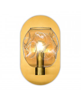 SL1188.301.01 Бра ST-Luce Латунь/Коньячный E14 1*40W IDESIA-foto3