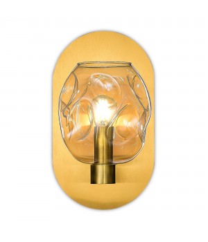 SL1188.301.01 Бра ST-Luce Латунь/Коньячный E14 1*40W IDESIA-foto3