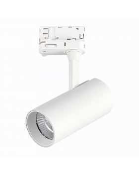 ST661.546.10 Св-к трек. Белый LED 1*10W 4000K 800Lm Ra>90 38° IP20 L130xW60xH195 165-265V Трехфазная трековая система-foto3