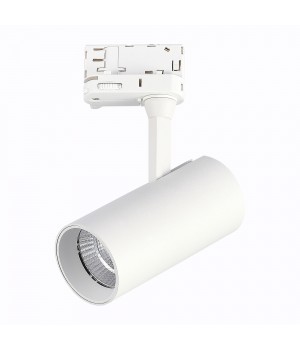 ST661.546.10 Св-к трек. Белый LED 1*10W 4000K 800Lm Ra>90 38° IP20 L130xW60xH195 165-265V Трехфазная трековая система-foto3