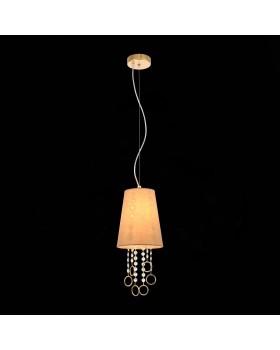 SL1138.203.01 Подвес Французское золото/Бежевый, Прозрачный E14 1*40W MEDDO-foto4