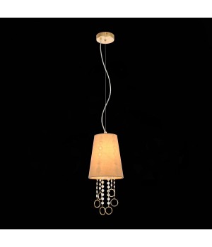 SL1138.203.01 Подвес Французское золото/Бежевый, Прозрачный E14 1*40W MEDDO-foto4