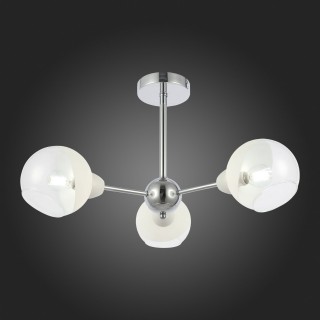 SLE102702-03 Люстра потолочная Хром/Прозрачный, Матовый никель E14 3*40W GIORTE-foto7