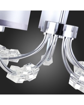 SLE156002-07 Люстра потолочная Хром/Серый E14 7*40W EMMI-foto15