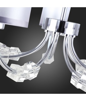 SLE156002-07 Люстра потолочная Хром/Серый E14 7*40W EMMI-foto15