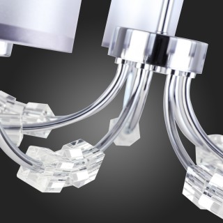 SLE156002-07 Люстра потолочная Хром/Серый E14 7*40W EMMI-foto15