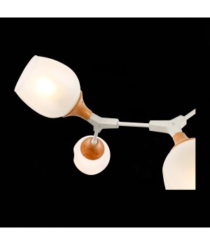 SLE113502-05 Люстра потолочная Белый, Светлое дерево/Белый E27 5*60W CIOTOLLA-foto6