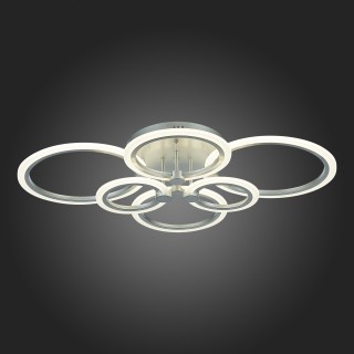 SLE500592-06 Светильник потолочный Серебристый/Белый LED 1*132W 3000-6000K CERINA-foto9