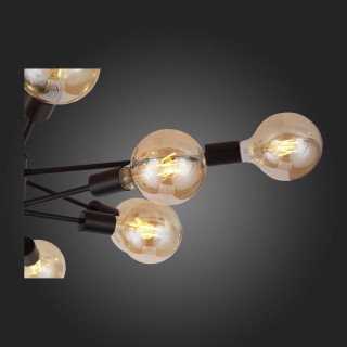 SL419.402.12 Люстра потолочная Черный E27 12*60W ANO-foto10