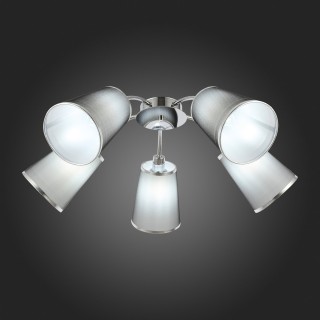 SLE103002-05 Люстра потолочная Хром/Черный E14 5*40W MALEONTE-foto5