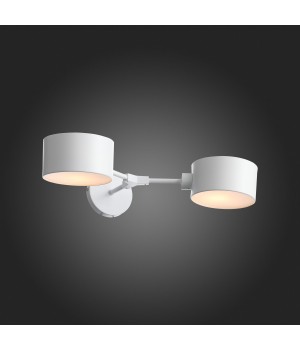 SLE183501-02 Светильник настенный Белый/Белый E14 2*60W GIMENTO-foto7