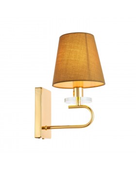 SL1139.201.01 Бра Французское золото/Бежевый E14 1*40W ESCALLA-foto2