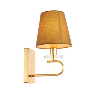 SL1139.201.01 Бра Французское золото/Бежевый E14 1*40W ESCALLA-foto2