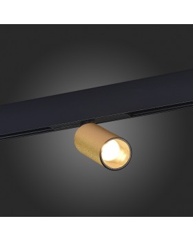 ST807.236.12 Магнитный трековый светильник Золотистый LED 1*12W 3000K 500Lm Ra>90 IP20 D50xH173 48VV SKYLINE 48-foto5