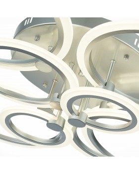 SLE500592-08 Светильник потолочный Серебристый/Белый LED 1*212W 3000-6000K CERINA-foto6