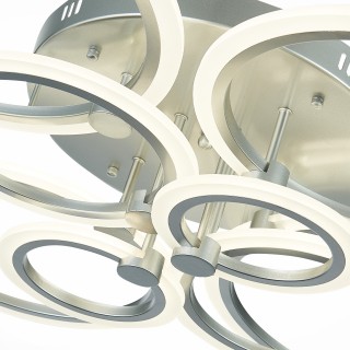 SLE500592-08 Светильник потолочный Серебристый/Белый LED 1*212W 3000-6000K CERINA-foto6