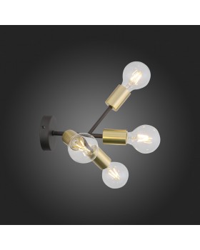 SL437.401.04 Бра ST-Luce Золотистый,Черный E27 4*60W FOGLIONE-foto8