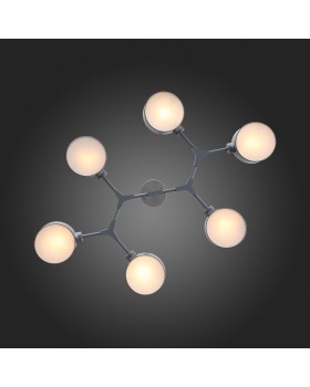 SLE183702-06 Люстра потолочная Серый/Серый E14 6*60W GIMENTO-foto9