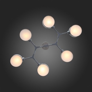 SLE183702-06 Люстра потолочная Серый/Серый E14 6*60W GIMENTO-foto9