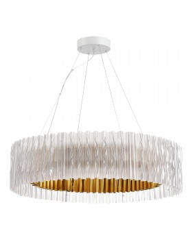 SL6012.213.01 Светильник подвесной ST-Luce Золотистый/Прозрачный LED 1*87W 3000K NAZARE-foto2