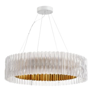 SL6012.213.01 Светильник подвесной ST-Luce Золотистый/Прозрачный LED 1*87W 3000K NAZARE-foto2