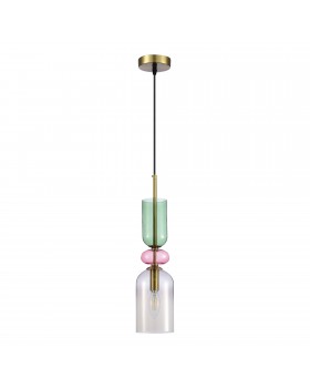 SL2000.203.01 Подвес ST-Luce Золотистый/Дымчатый E14 1*40W GEA-foto2