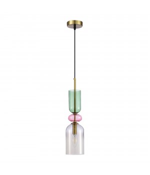 SL2000.203.01 Подвес ST-Luce Золотистый/Дымчатый E14 1*40W GEA-foto2