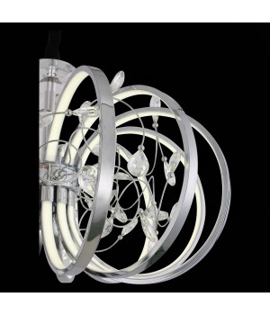 SL923.103.12 Люстра подвесная ST-Luce Хром, Прозрачный/Белый LED 1*70W 4000K OTTAVO-foto6