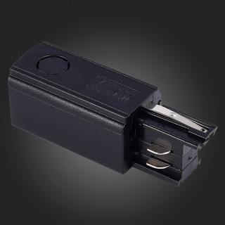 ST030.409.10R Правый Токоподвод для трехфазного шинопровода ST-Luce Черный Трехфазная трековая система-foto3