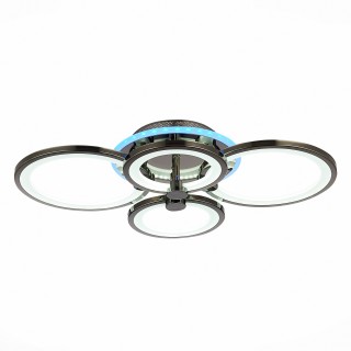 SLE200382-04RGB Светильник потолочный Темный хром/Белый LED 1*100W RGB 8W 3000-6000K LETO-foto3