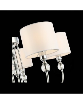 SLE111103-05 Светильник подвесной Хром/Белый E14 5*40W LINNA-foto6